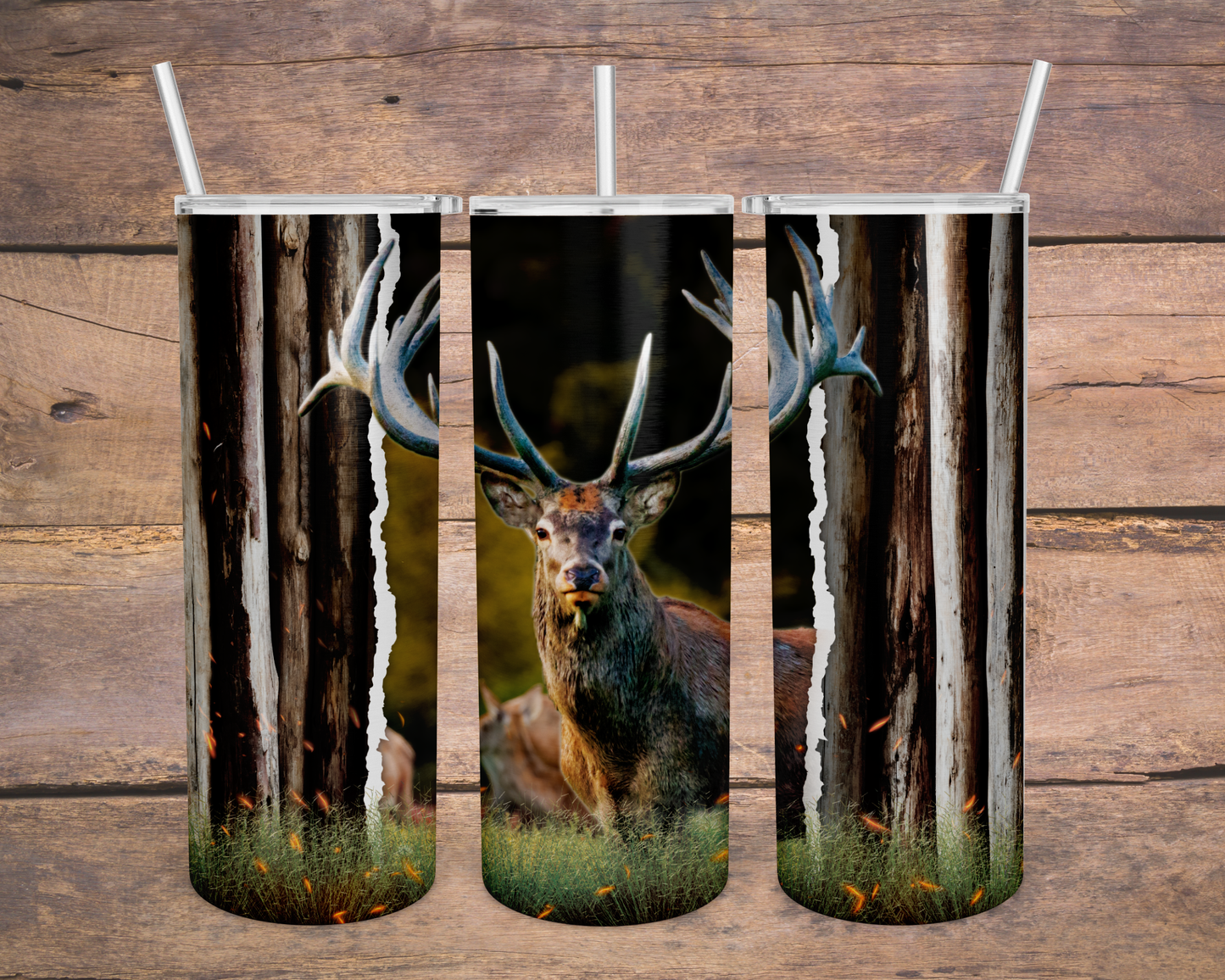 20 oz. Skinny Tumbler Deer