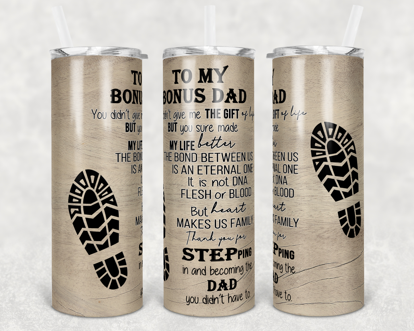 20 oz. Skinny Tumbler Bonus Dad